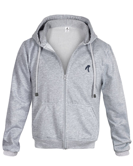 Chaqueta con capucha para hombre esencial gris