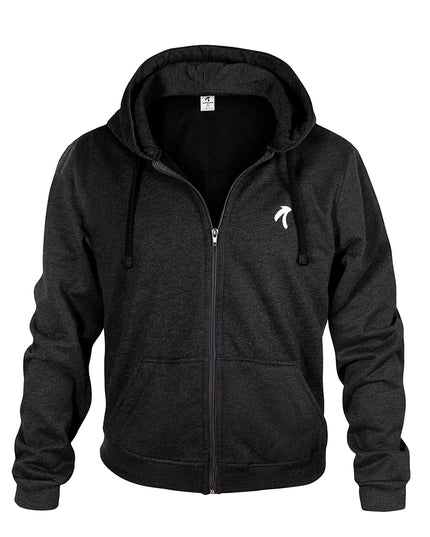 Chaqueta con capucha para hombre gris oscuro esencial