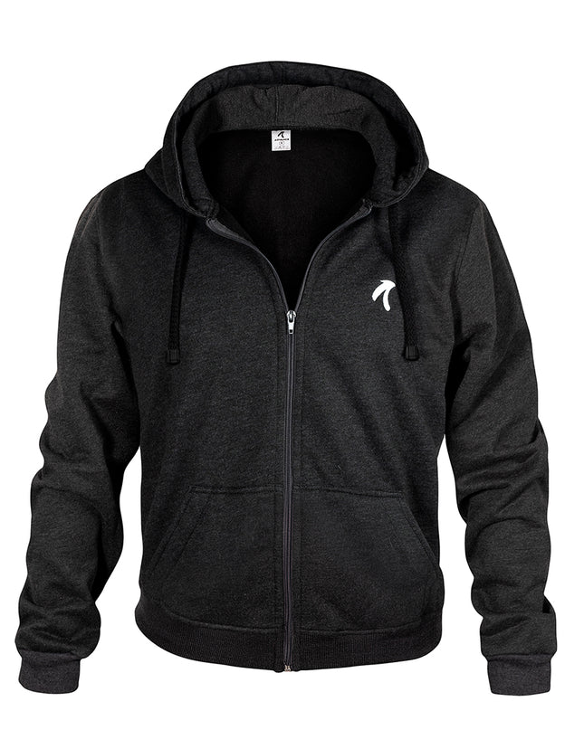 Chaqueta con capucha para hombre gris oscuro esencial