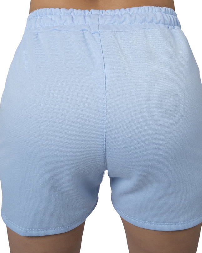 Pantaloneta para mujer en burda esencial azul claro