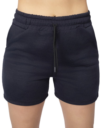Pantaloneta para mujer en algodon esencial azul oscuro