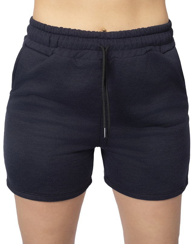 Pantaloneta para mujer en algodon esencial azul oscuro