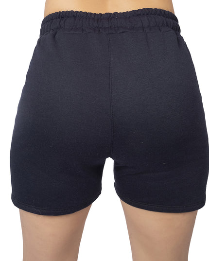 Pantaloneta para mujer en burda esencial azul oscuro